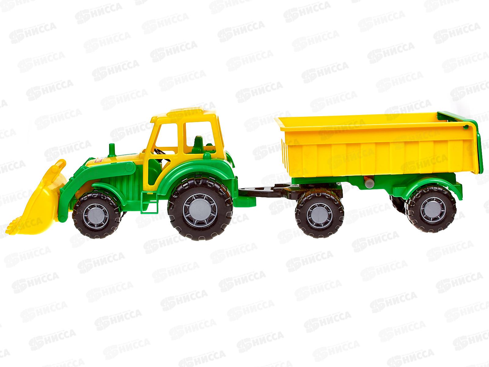 Трактор Мастер 35264 с прицепом №1 и ковшом  *6