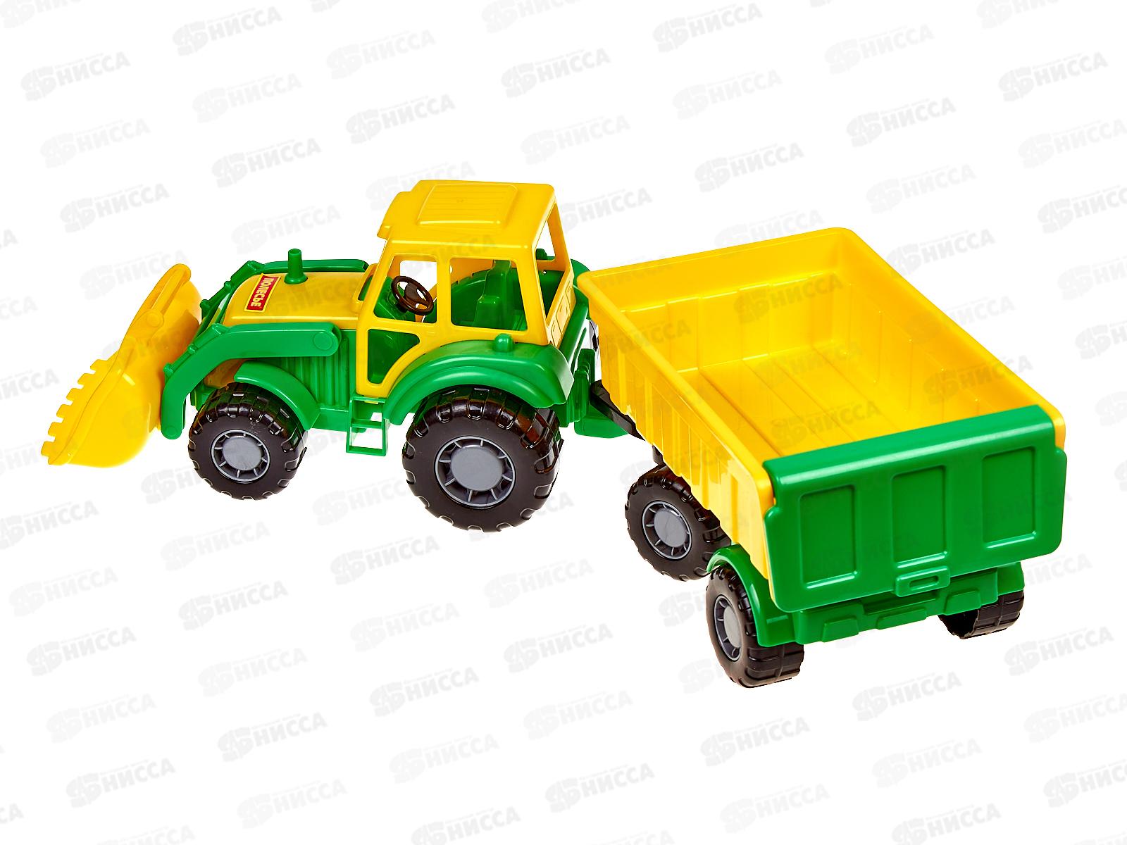 Трактор Мастер 35264 с прицепом №1 и ковшом  *6