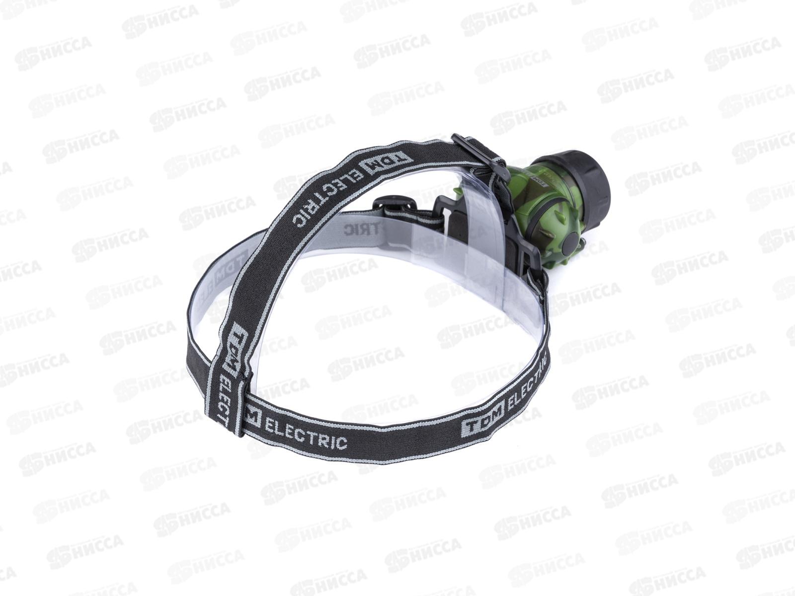 Фонарь TDM Тактика-5, налобный 14 светодиодов, 3*AAA, 0096 *10/100