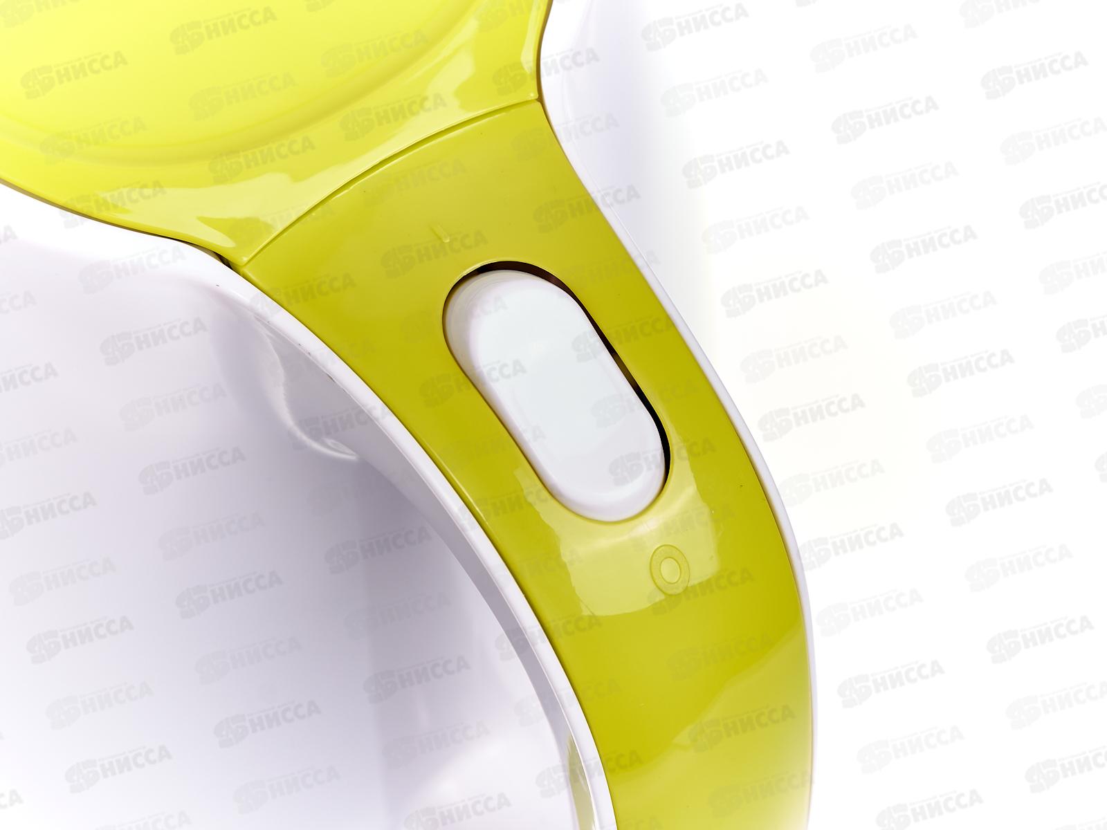 Чайник электрический E-234 бело-зеленый