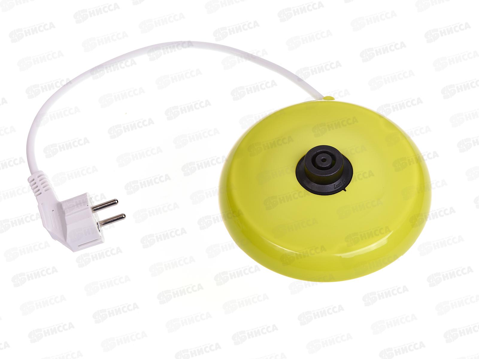 Чайник электрический E-234 бело-зеленый