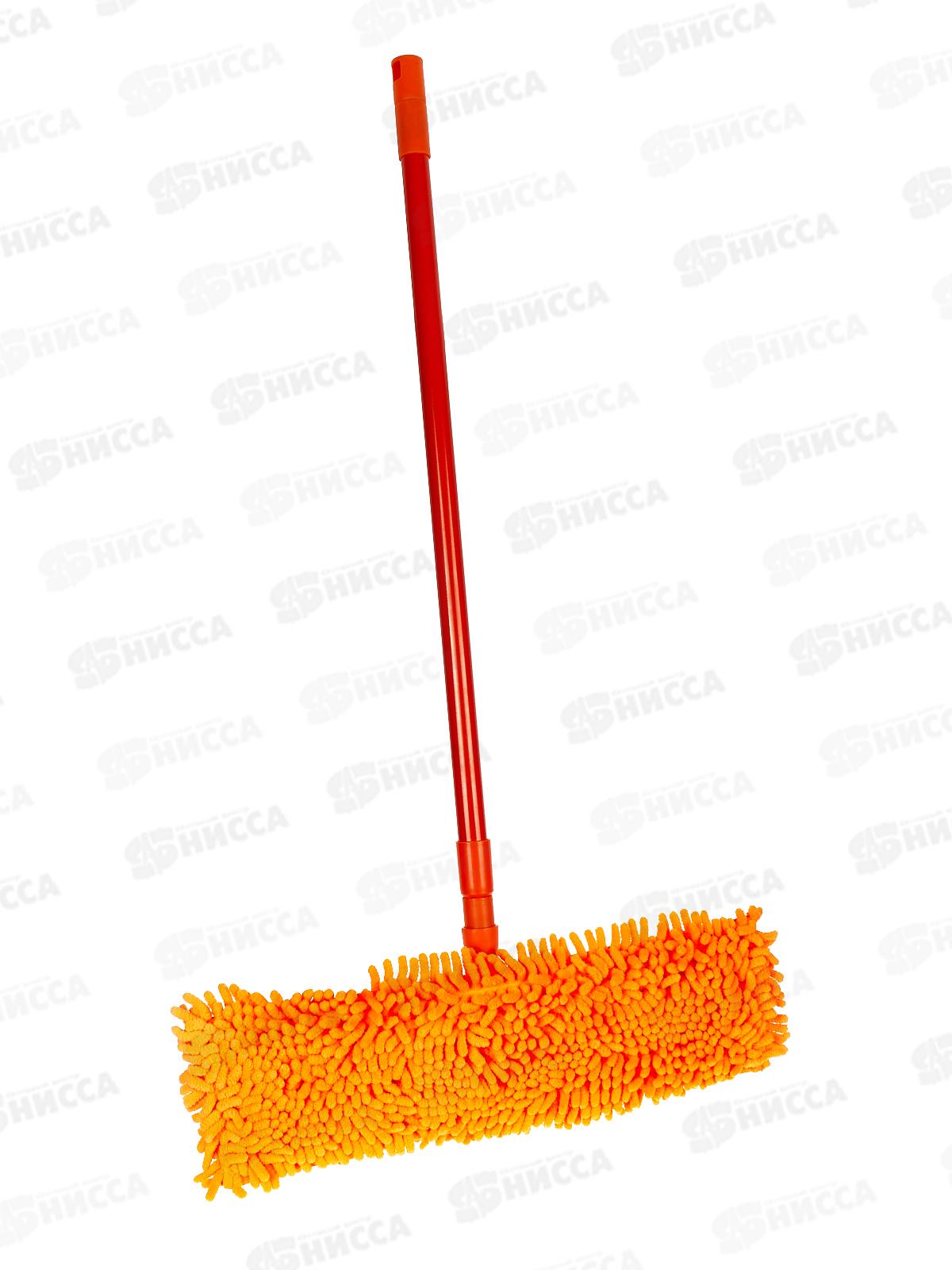 Швабра VETTA с насадками из микрофибры, с телескопической ручкой 70-120см, 444-364  г