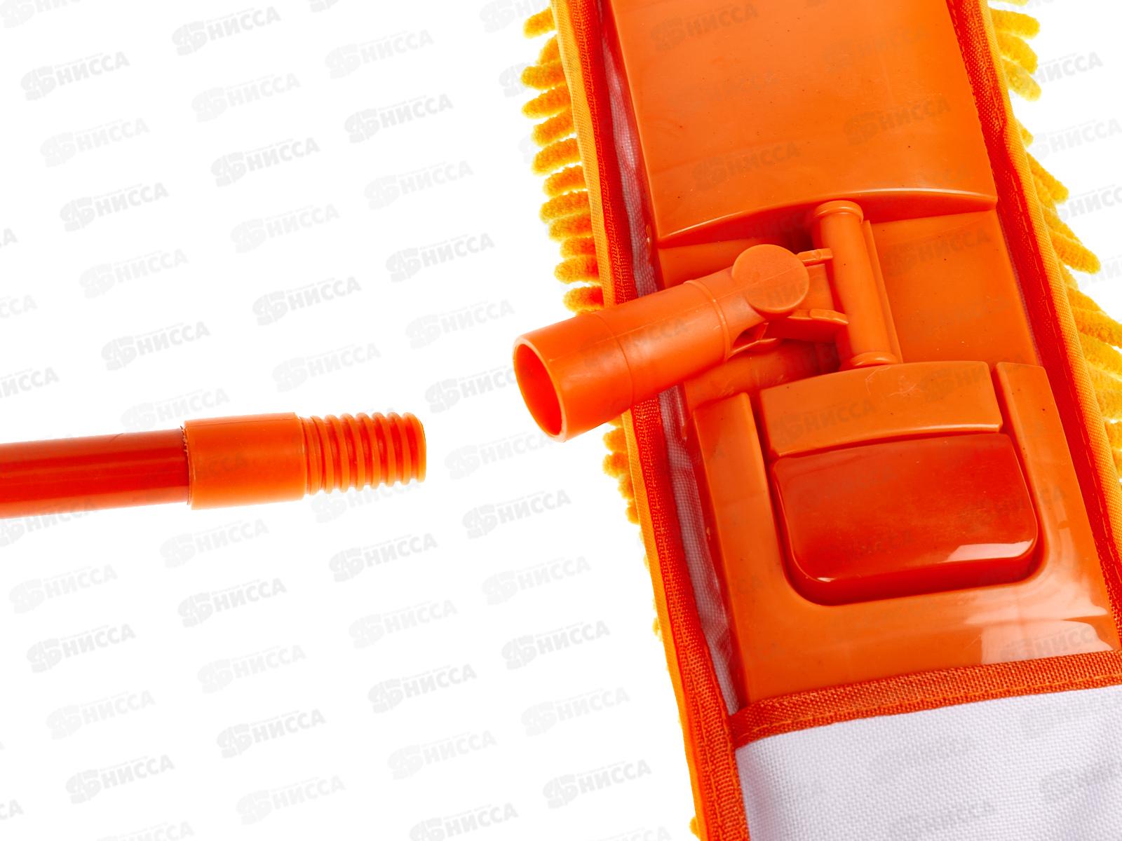 Швабра VETTA с насадками из микрофибры, с телескопической ручкой 70-120см, 444-364  г