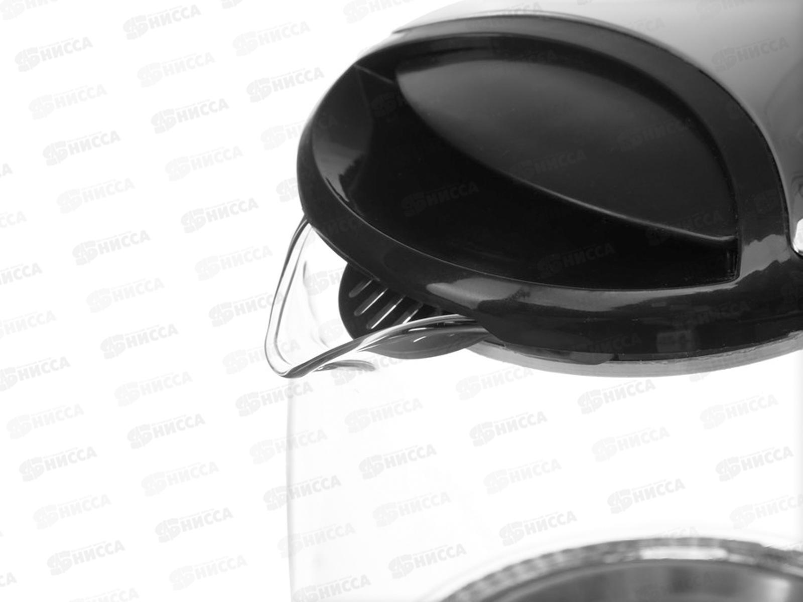 Чайник электрический SA-2722ВК (2,2) стеклянный подсветка