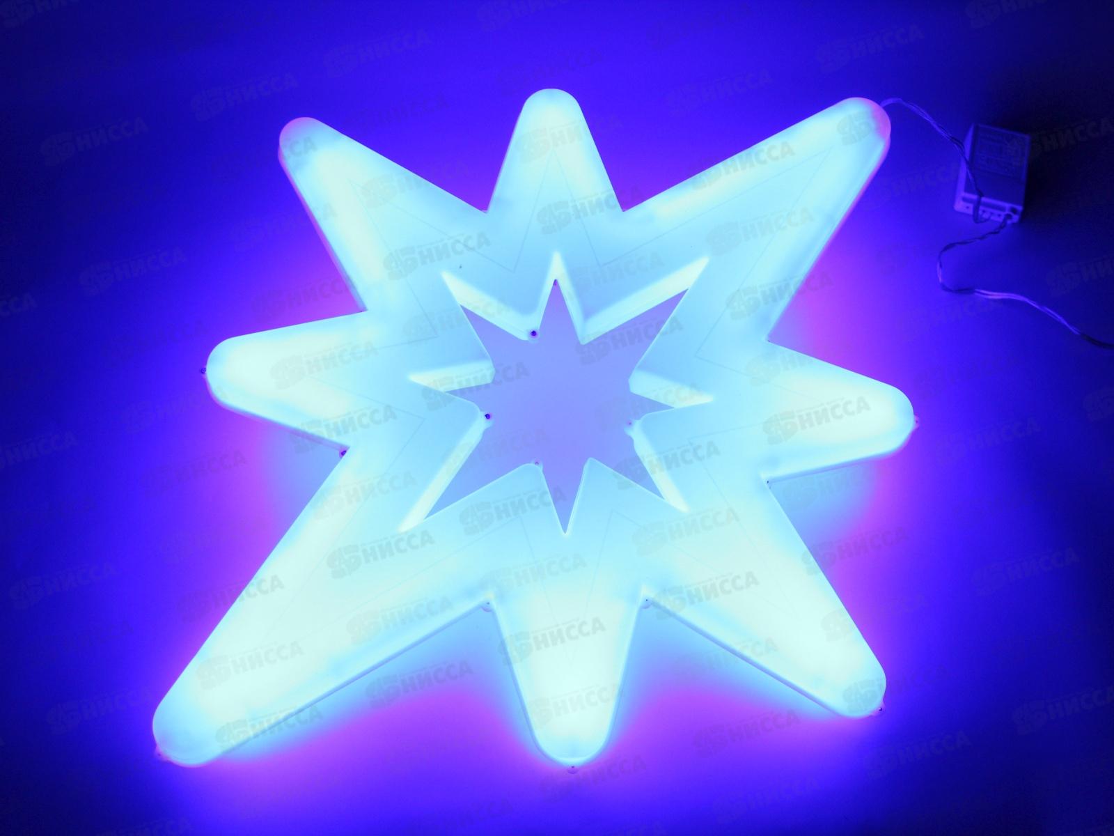 Гирлянда электрическая, новогодняя панно 57см., &quotЗвезда&quot, LED диоды, белый провод, 220В, 50Гц, AL-13613 *20