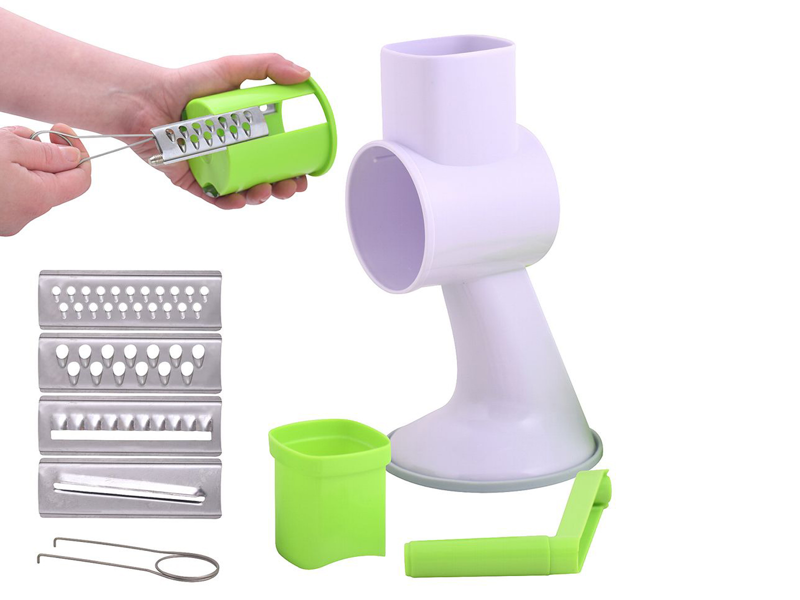 Терка роторная 4 насадки VL53-159