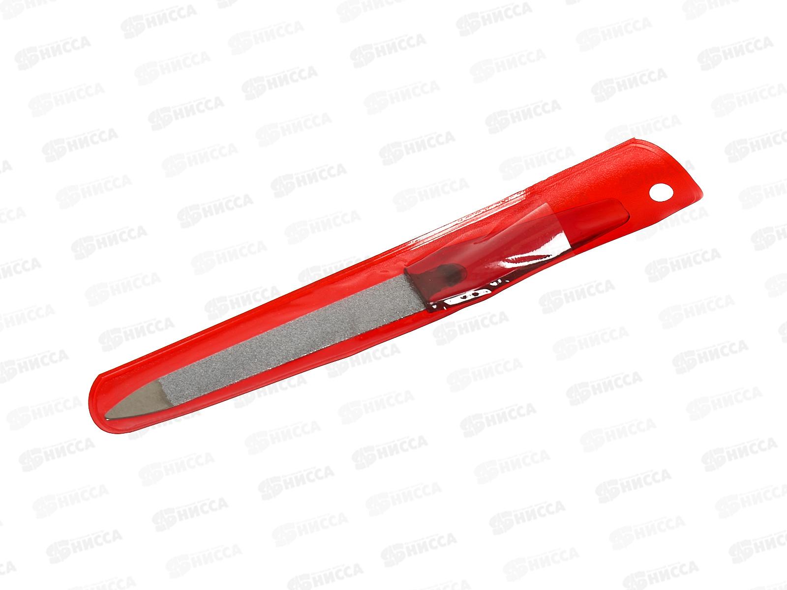 Пилочка для ногтей 12см металлическая чехол (045297) *12  Ж