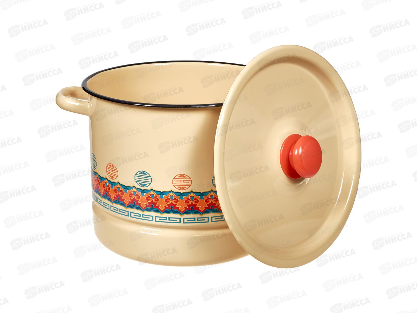 Мантоварка 9,0л палевая с кнопкой 3 вставки С1722.3П  *2