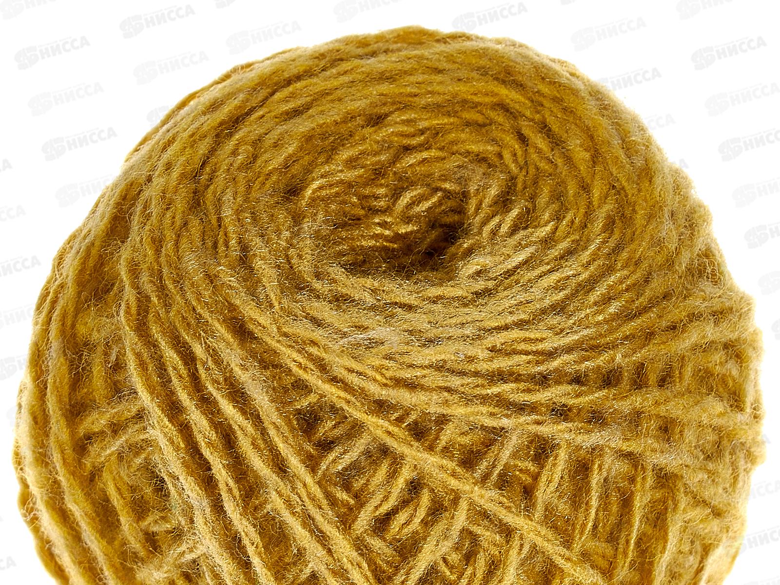 Пряжа 100% акрил 50гр130м (горчичный)*10