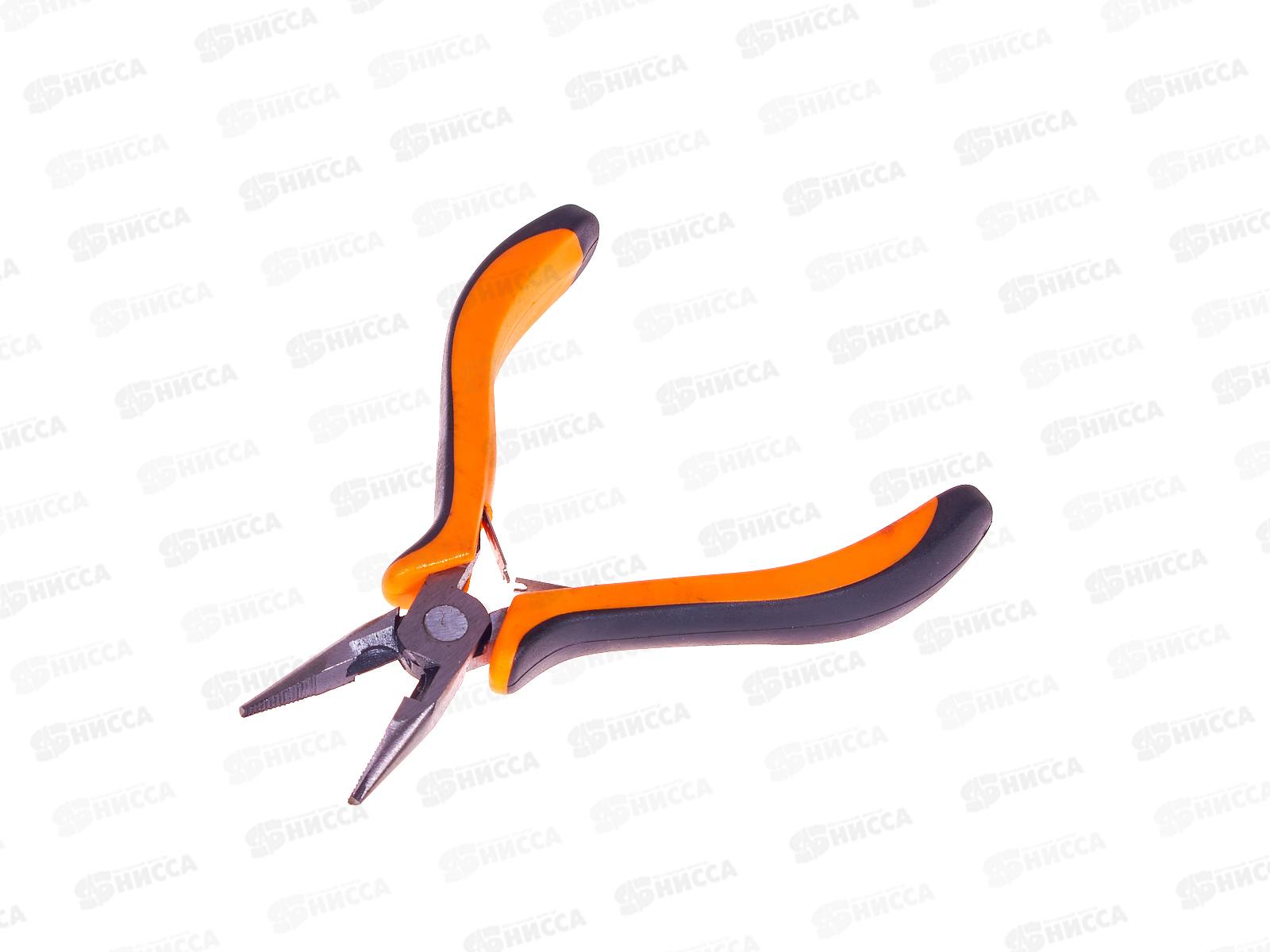 Пассатижи изогнутые черно-оранжевые ручки (045643)  Ж