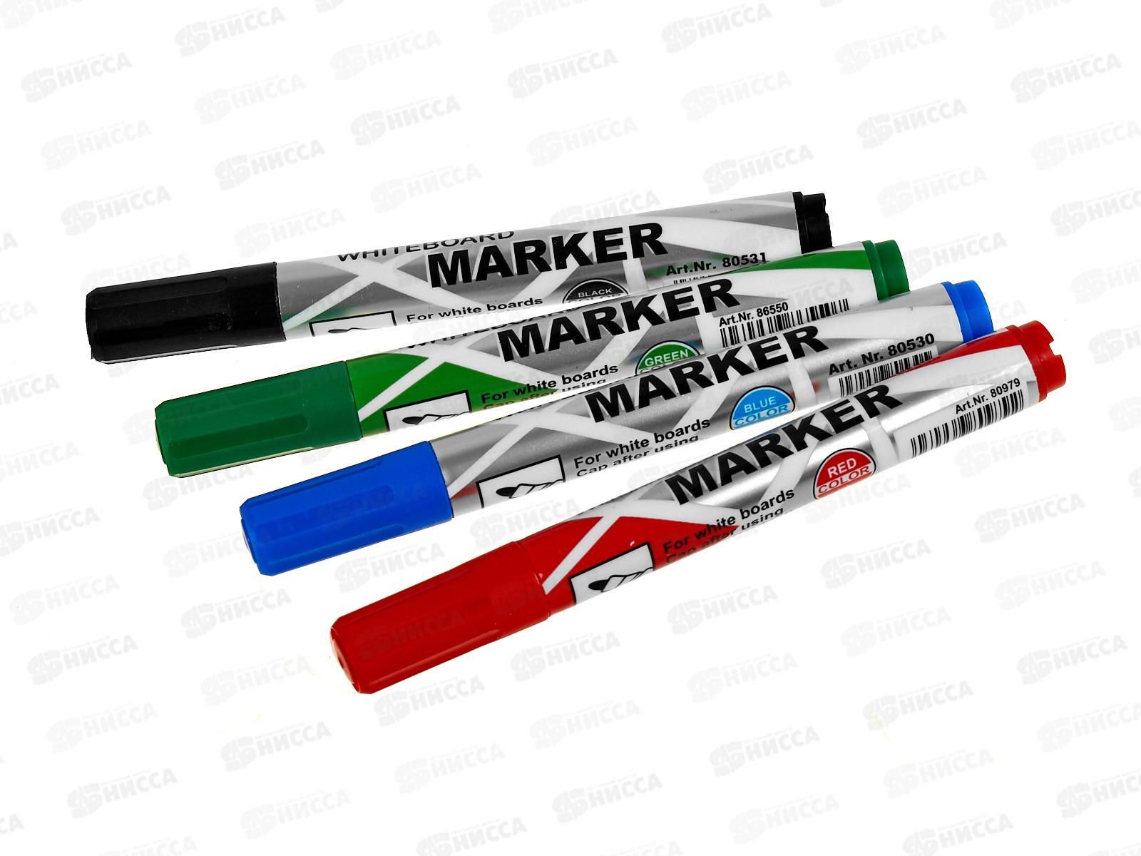 Маркеры для доски Centrum 4 цвета  80832*24