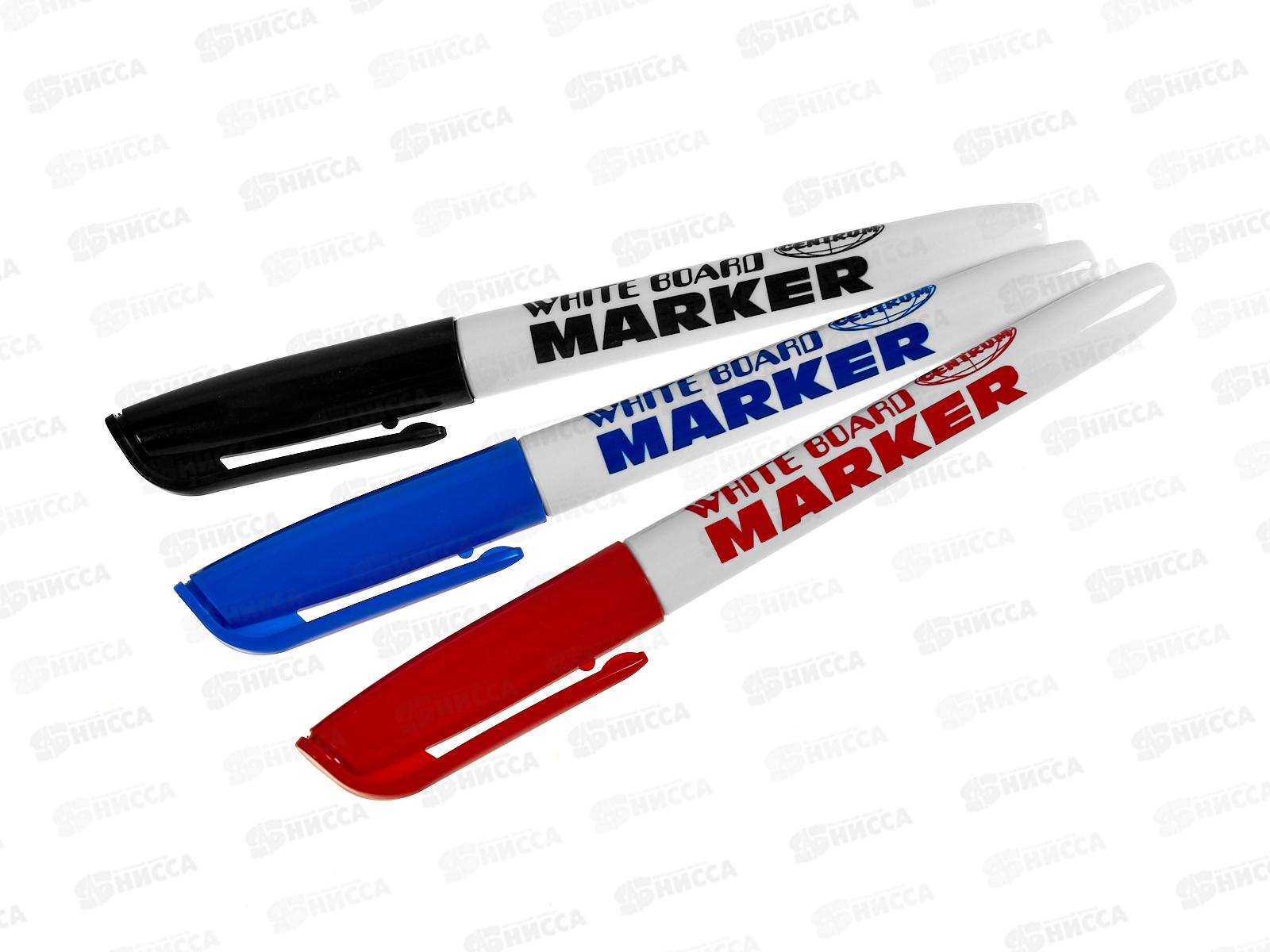 Маркеры для доски  Centrum 3 маркера., 83392*12