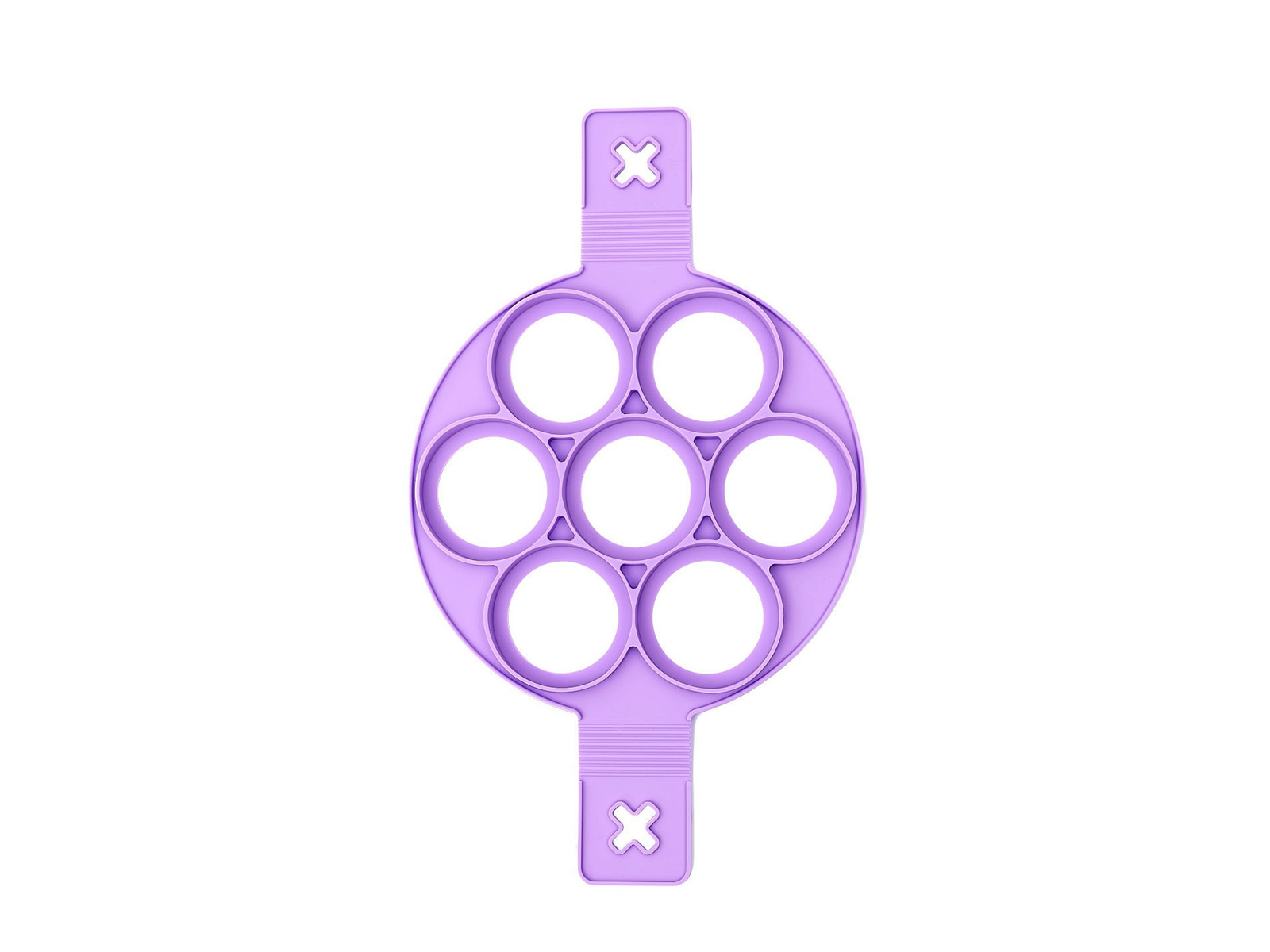 Форма для выпечки 23*38/1,5 д оладий, яичницы, котлет силиконовая №2 KT-S-401