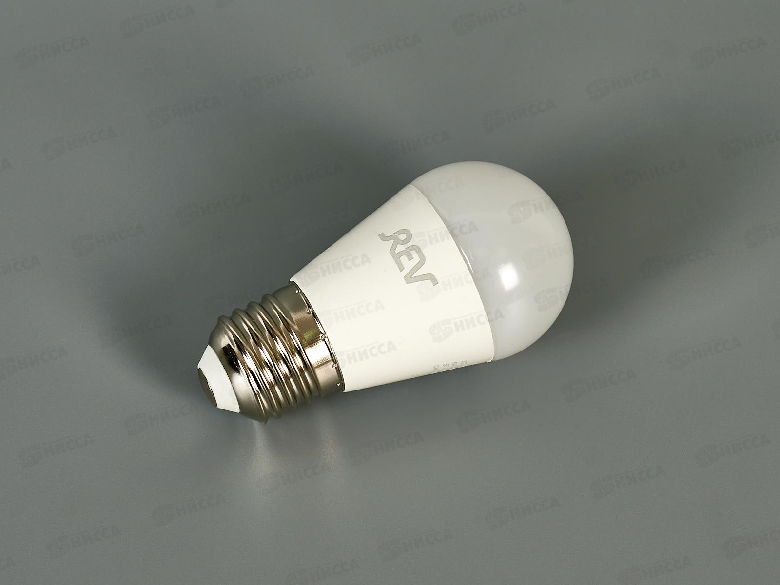 Лампа светодиодная REV G45 (шарик), 11Вт, цоколь-E27, 6500К-дневной свет *10/50