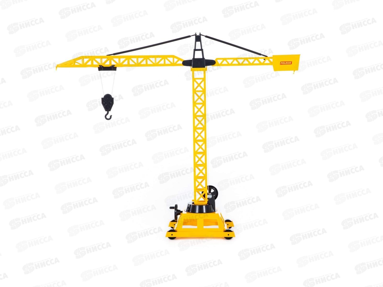 Башенный кран №2, 61355 на колёсиках (в пакете)   *3