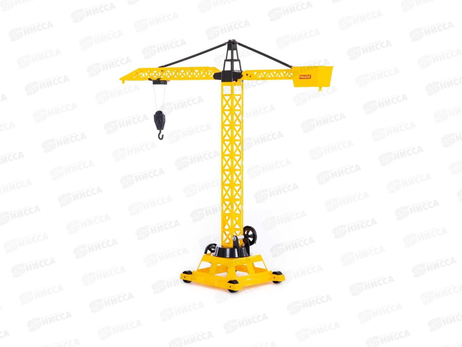 Башенный кран №2, 61355 на колёсиках (в пакете)   *3