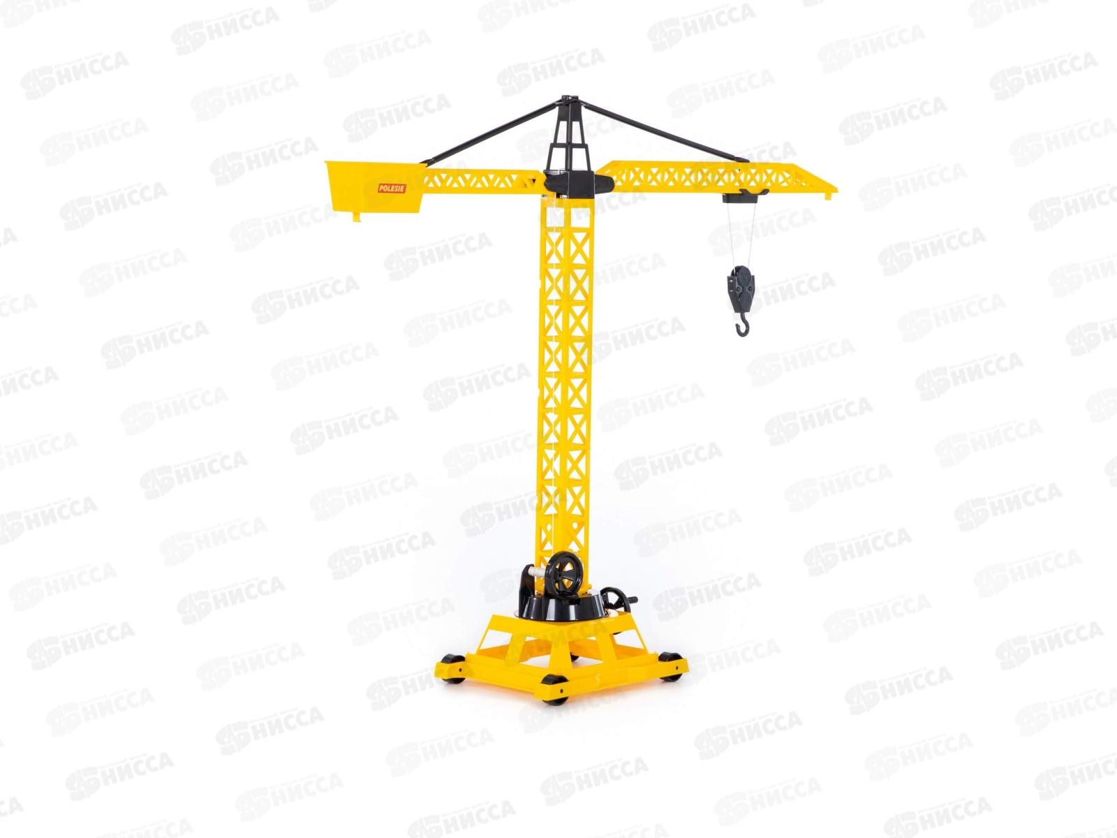 Башенный кран №2, 61355 на колёсиках (в пакете)   *3