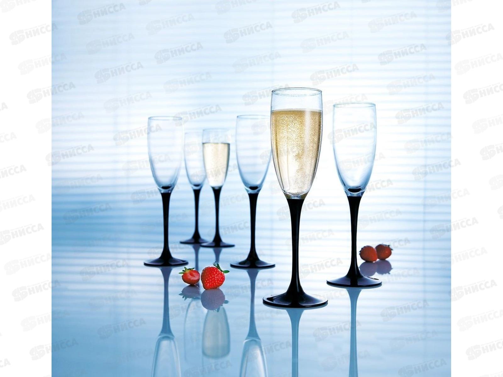 Набор фужеров для шампанского Домино 6шт 170мл H8167