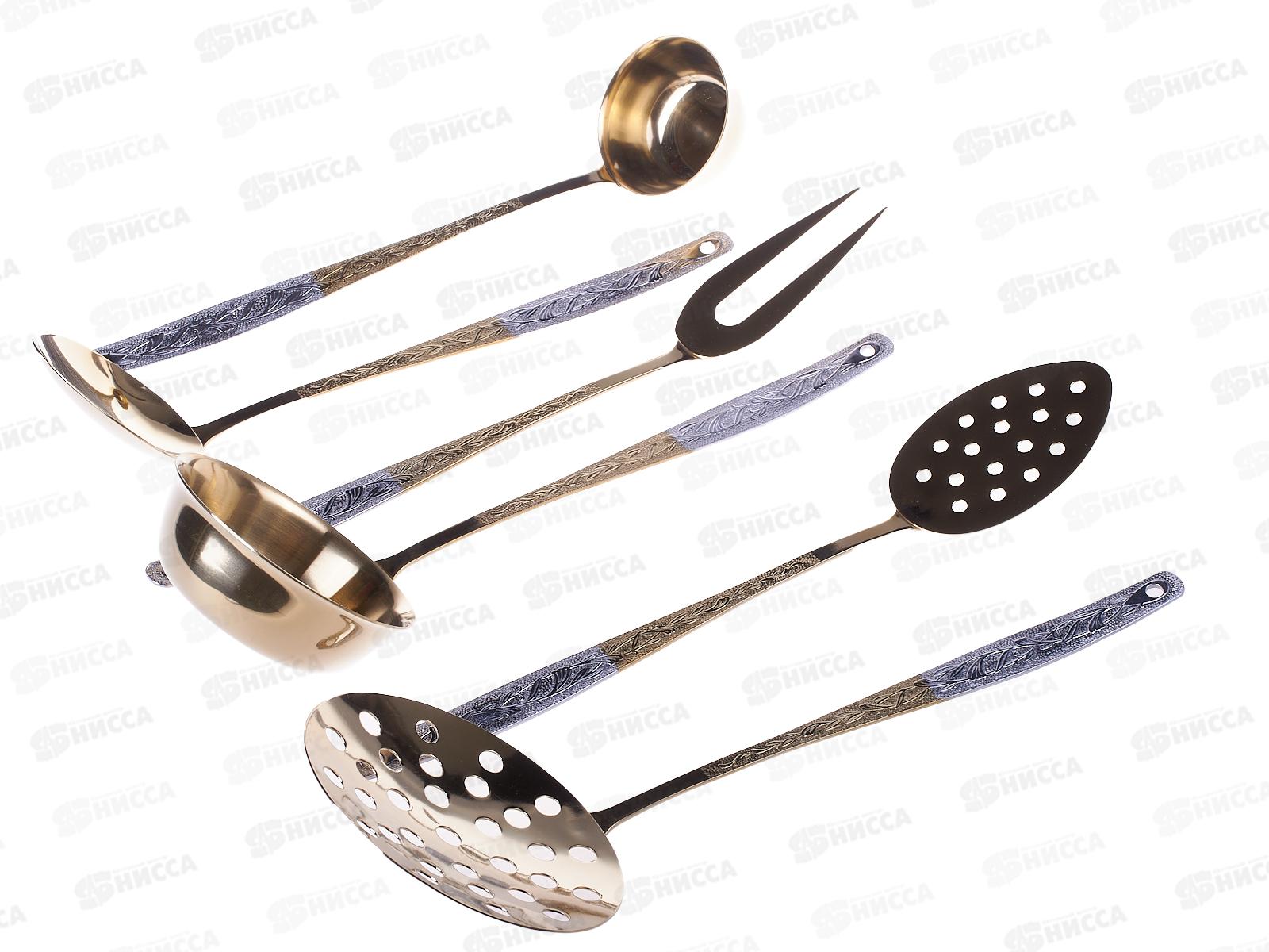 Набор кухонный 6 предметов Уралочка М13 к/к НТП с частичным декоративным покрытием *9