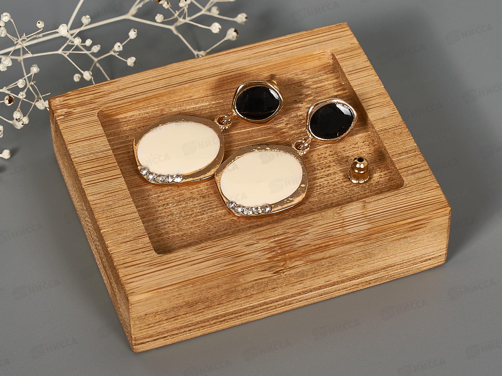 Серьги №011 с камнями (А-393)   Ж