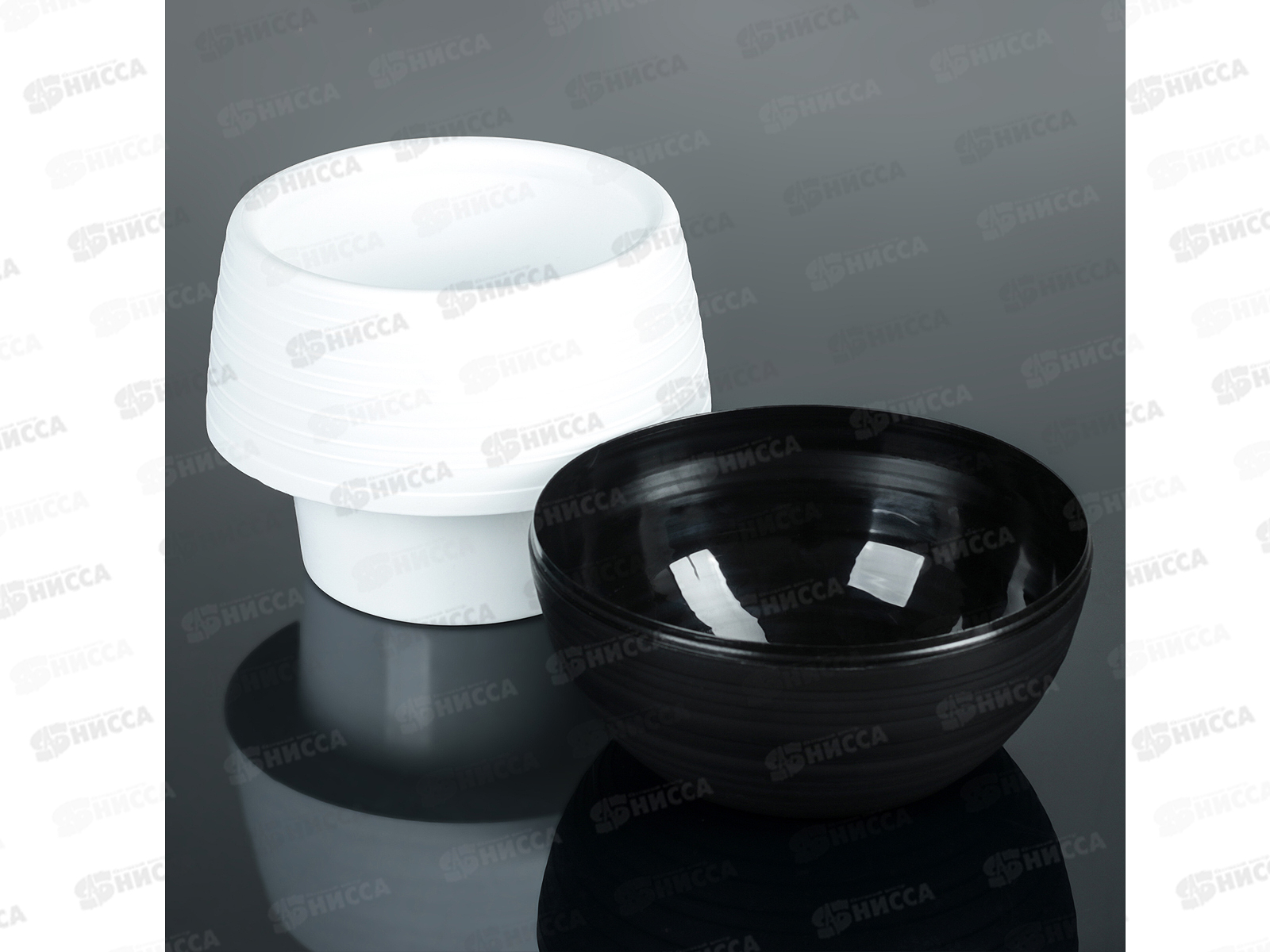 Кашпо Дуэт 2,5л черный-белый *6 Ангарск