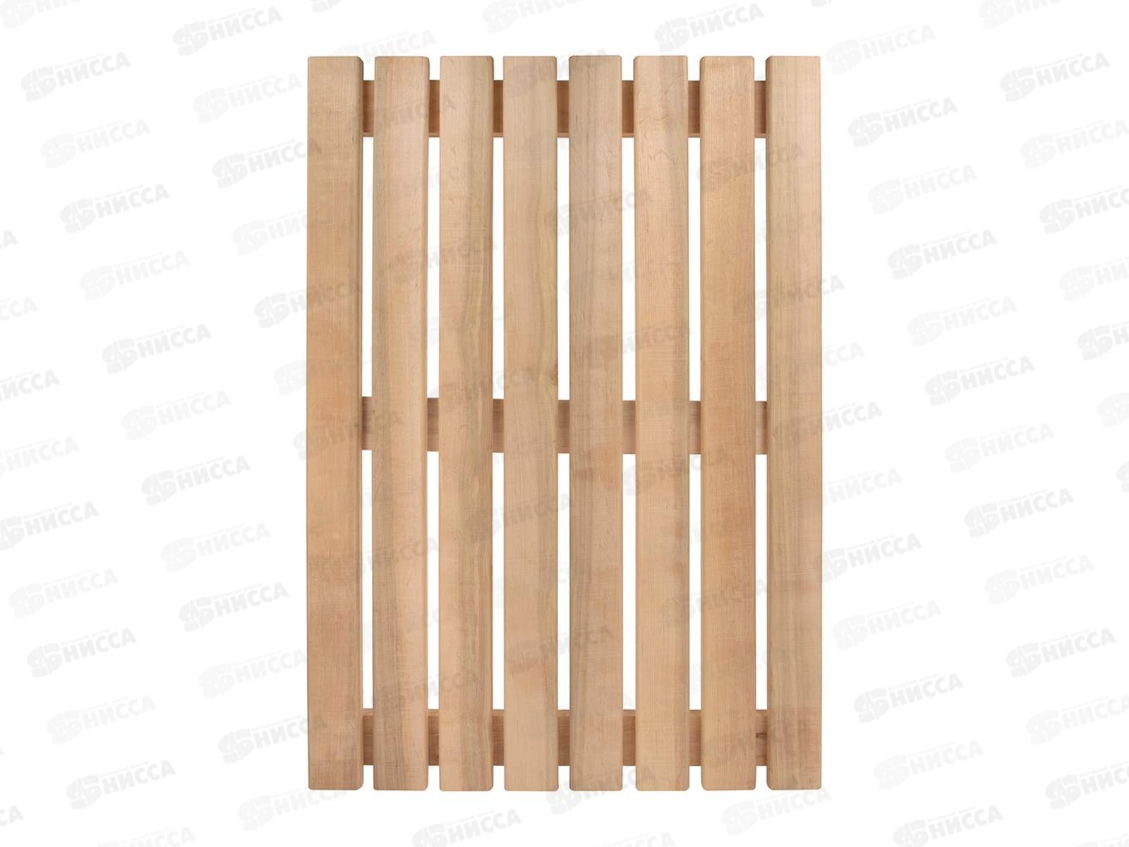 Решетка для бани и сауны на пол 70*100*4см, (ольха) БШ *3
