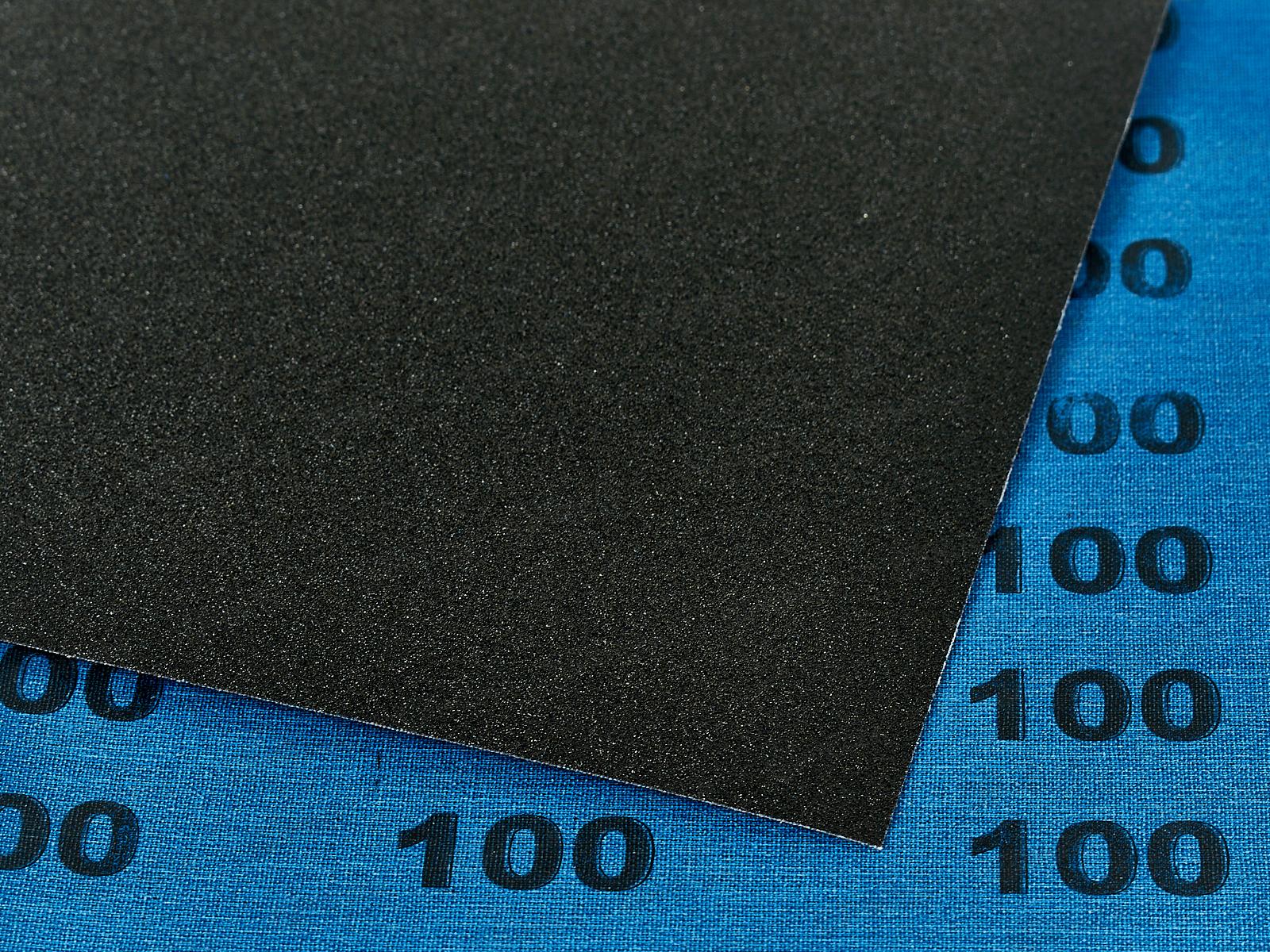 Шкурка абразивная на тканевой основе, водостойкая, зернистость - 100 (10шт), 2207100 *50