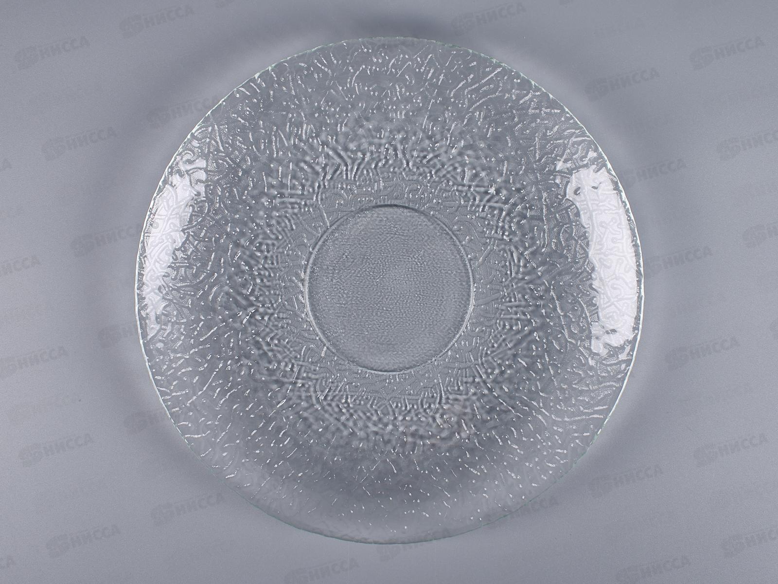 Тарелка 83-071-ф260 &quotАжур&quot прозрачная  4840159403