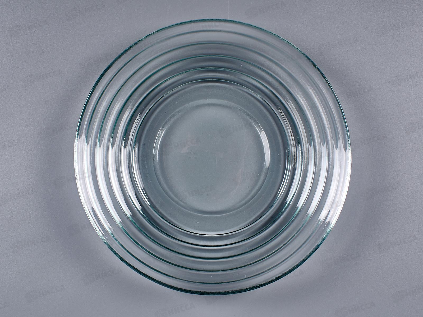 Тарелка 83-100-ф200 &quotАрго&quot прозрачная 4840160342