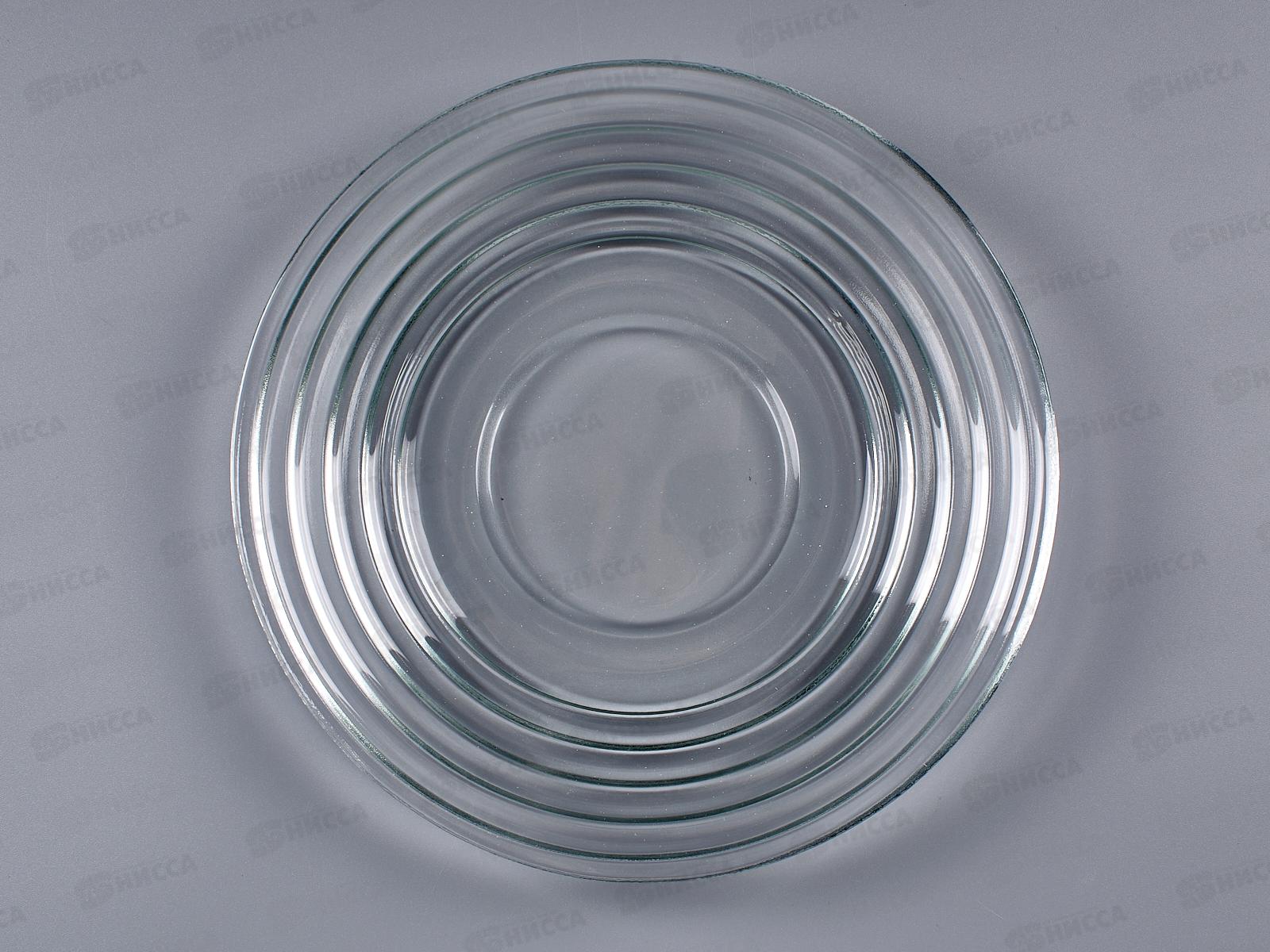 Тарелка 83-101-ф220 &quotАрго&quot прозрачная  4840160343