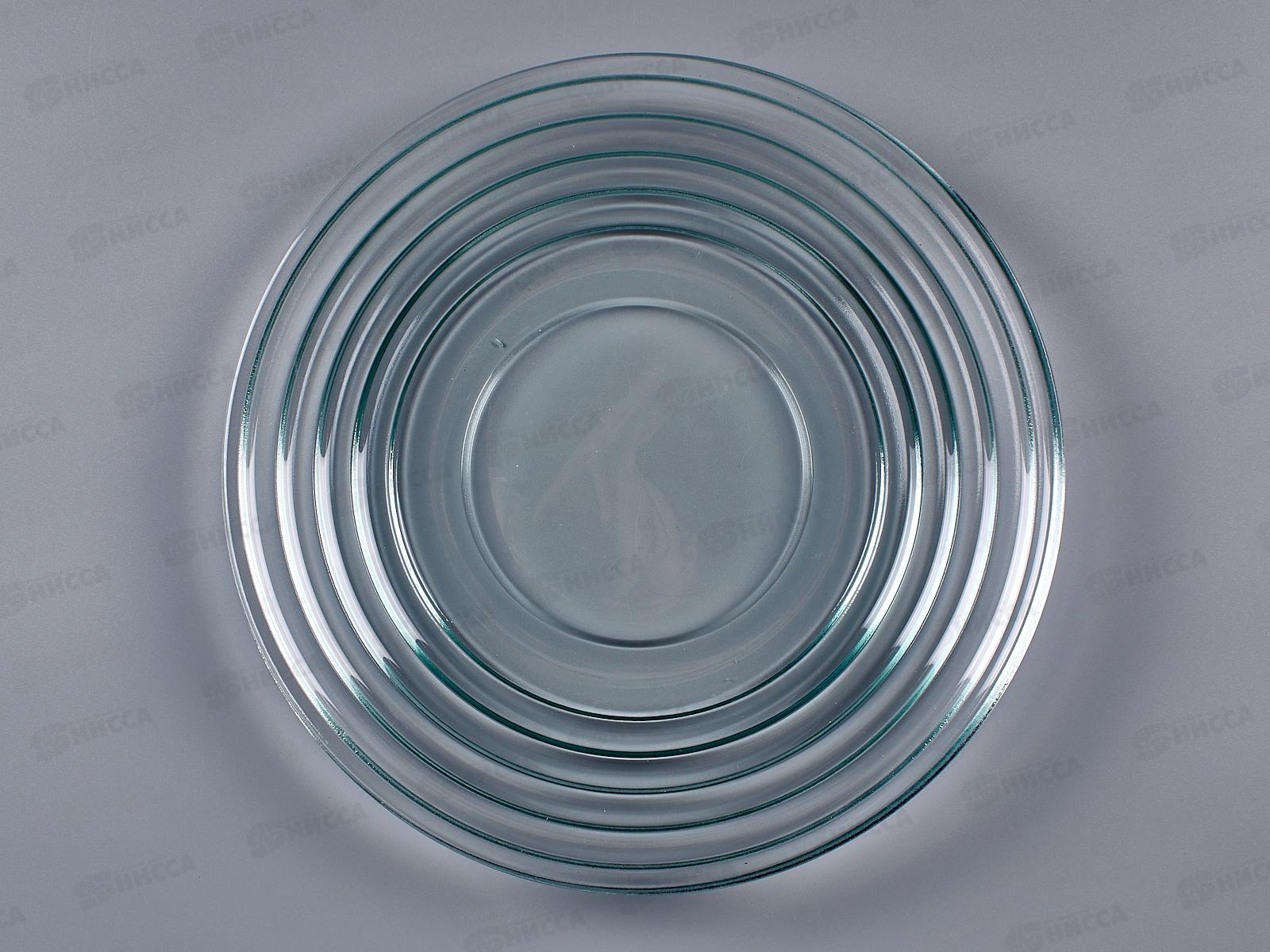 Тарелка 83-102-ф260 &quotАрго&quot прозрачная 4840160344