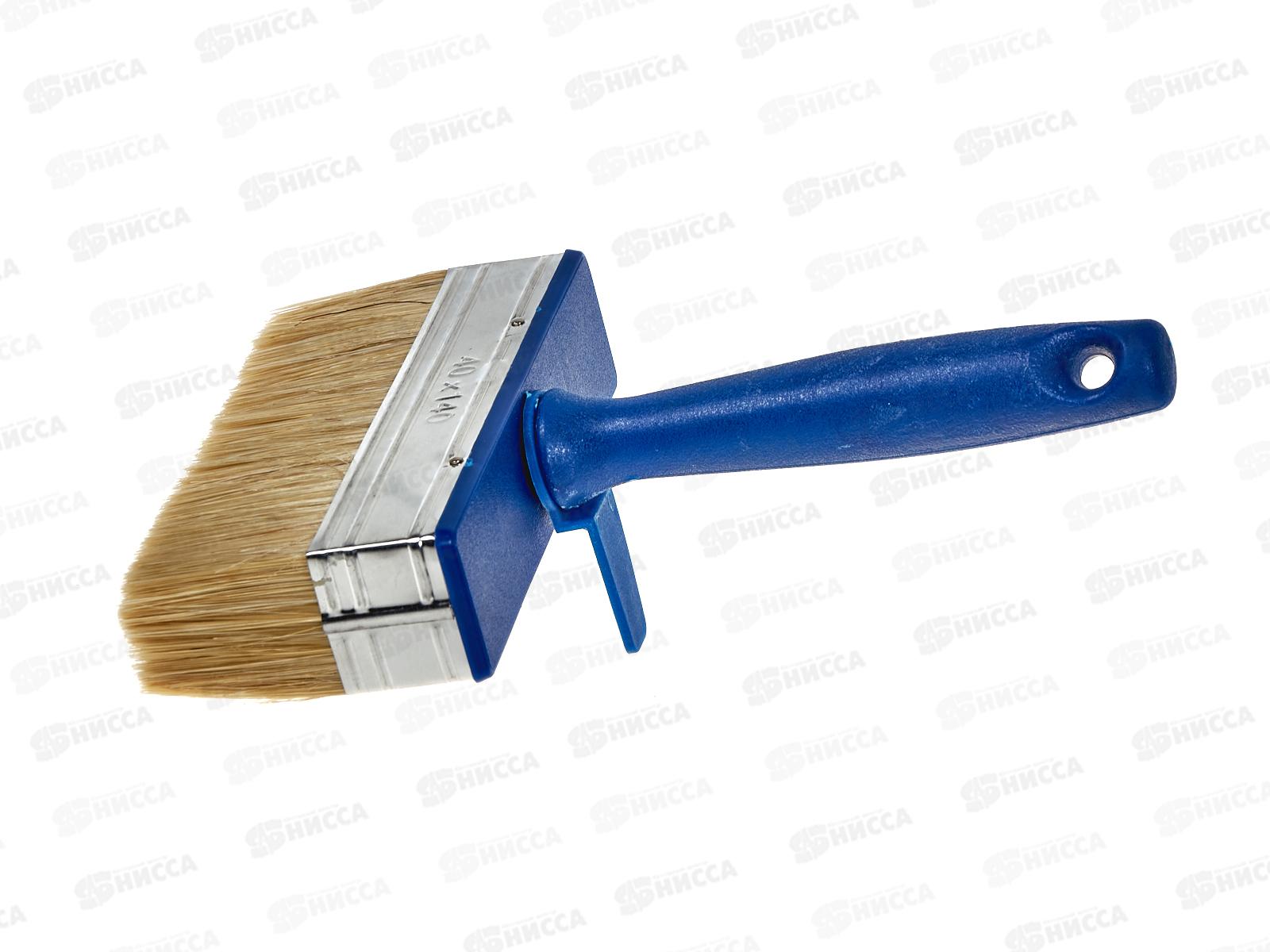 Кисть побелочная, темно синяя ручка, 140x40 мм, AL-4631  *6