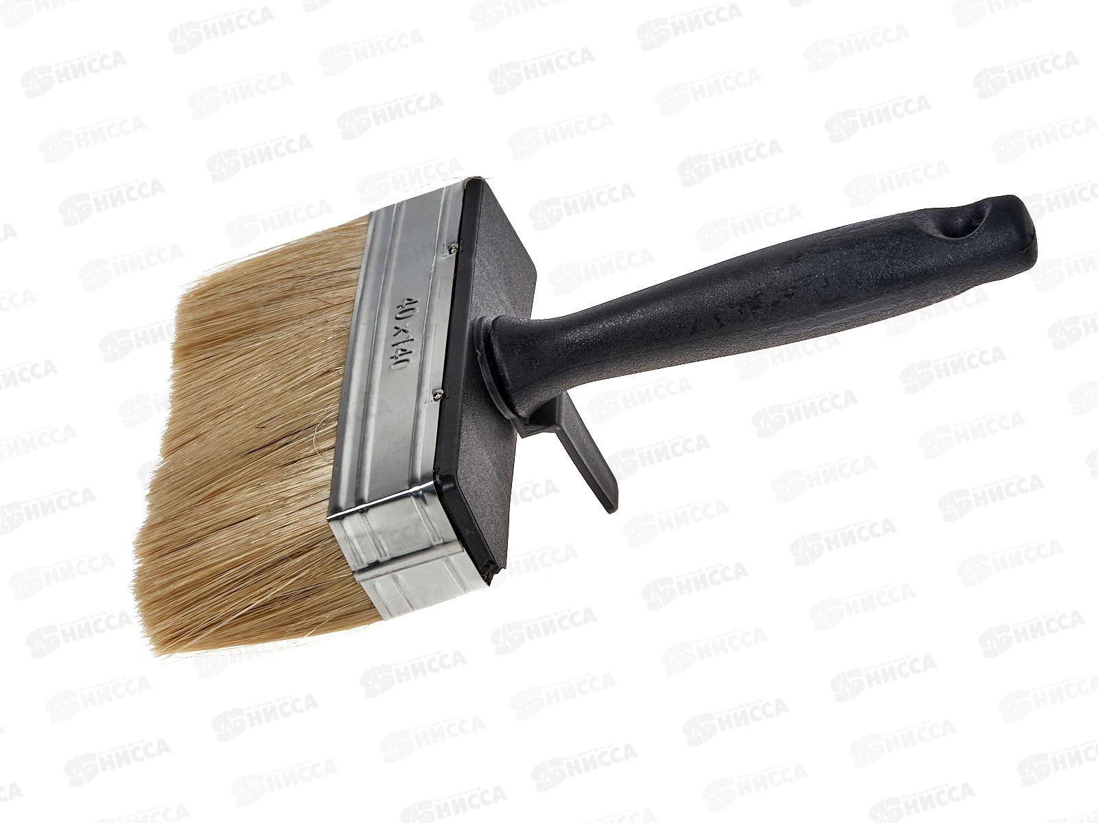 Кисть побелочная, черная ручка, 140x40 мм, AL-4624  *6