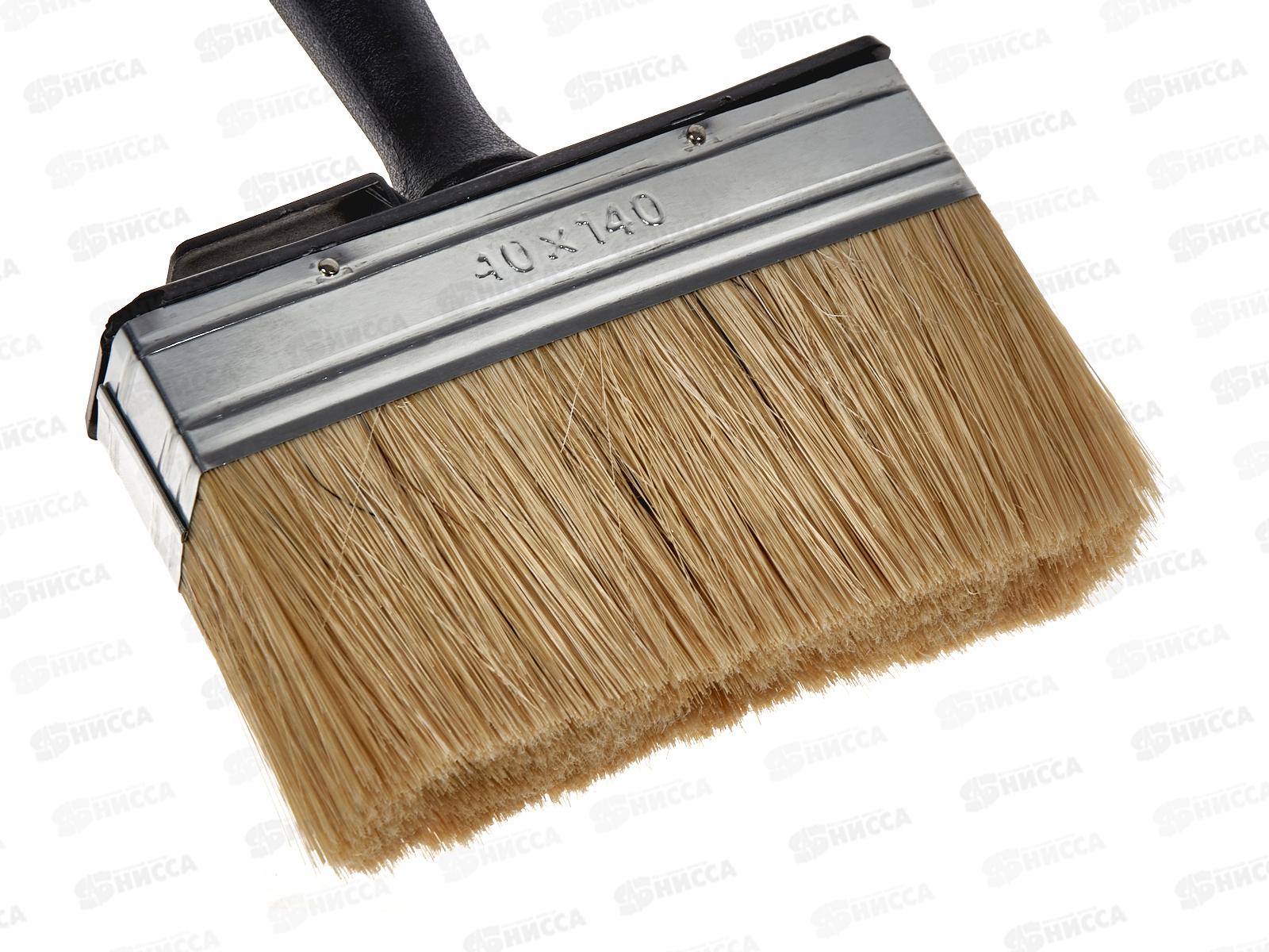 Кисть побелочная, черная ручка, 140x40 мм, AL-4624  *6