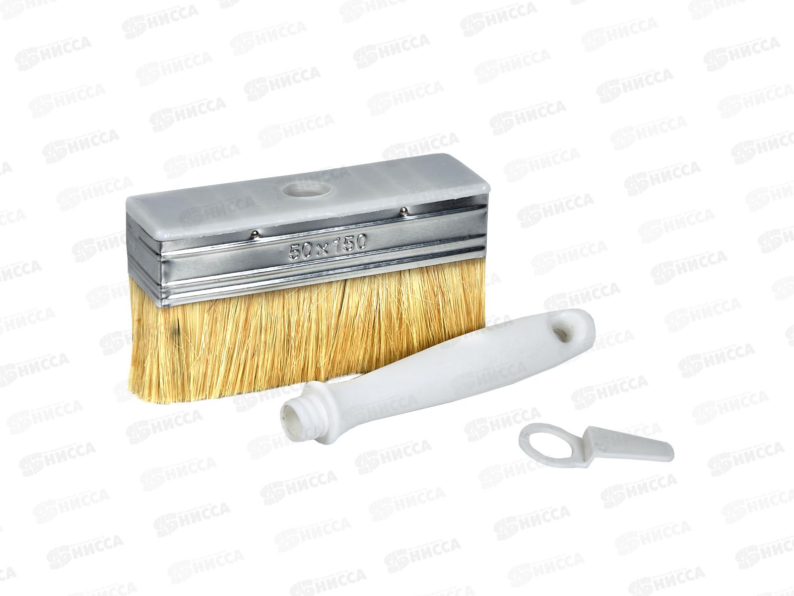 Кисть побелочная, белая ручка, 150x50 мм, AL-4620  *6