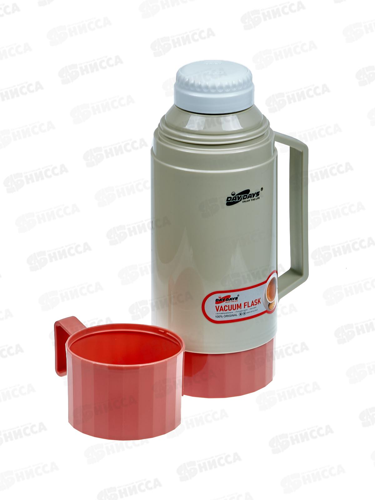 Термос 1000мл пластиковый корпус, AL-21780 *12