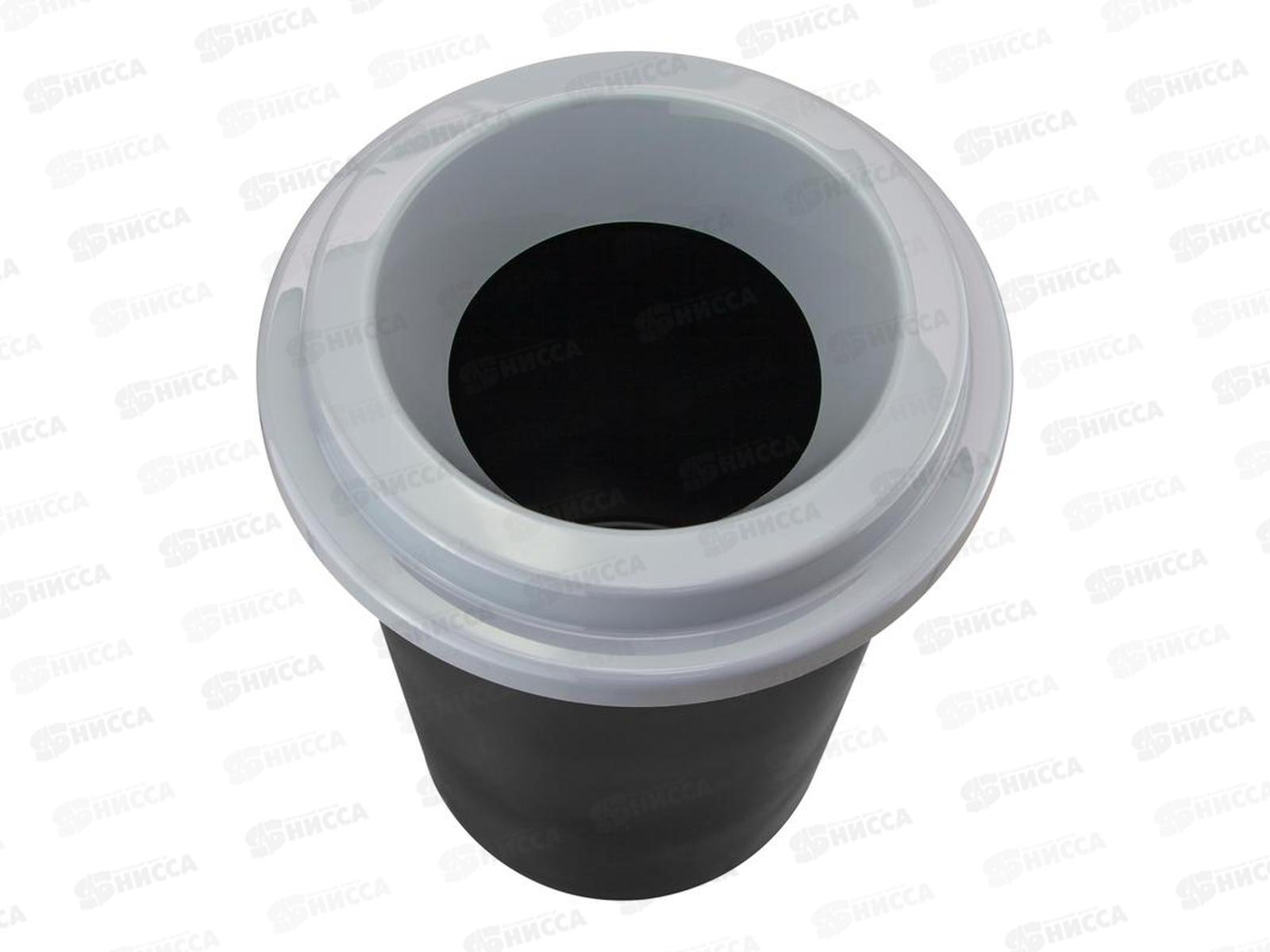 Контейнер для мусора 50л ЭКО Серый М2468 *5