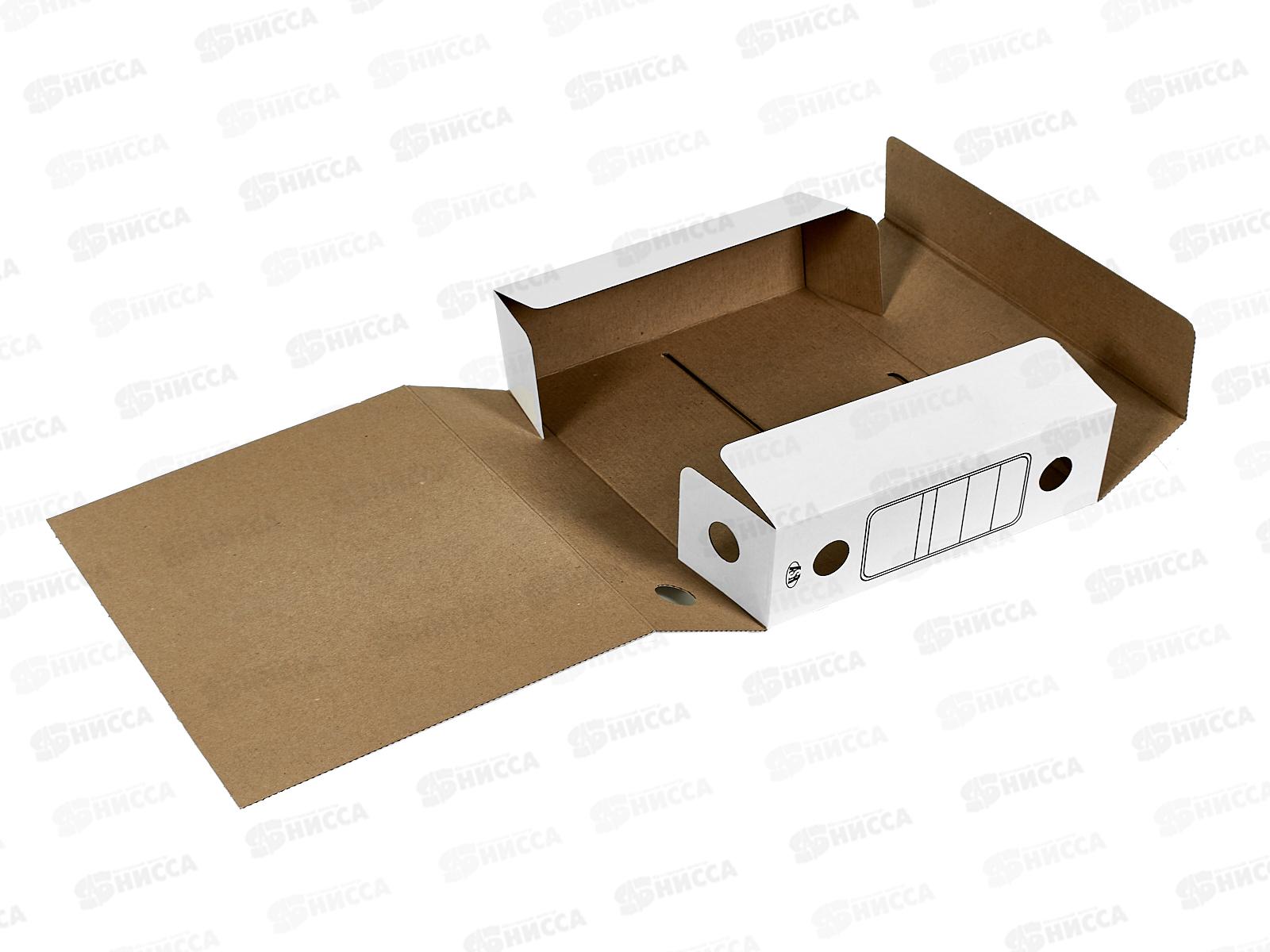 Папка архивная 7.5см с резинкой Союзбланкиздат белый ASR-7107*50