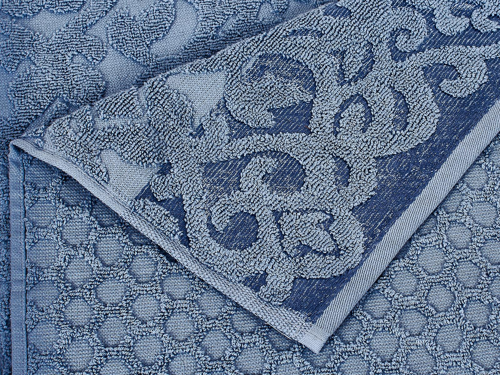 Полотенце махровое 70*140  Аврора голубой