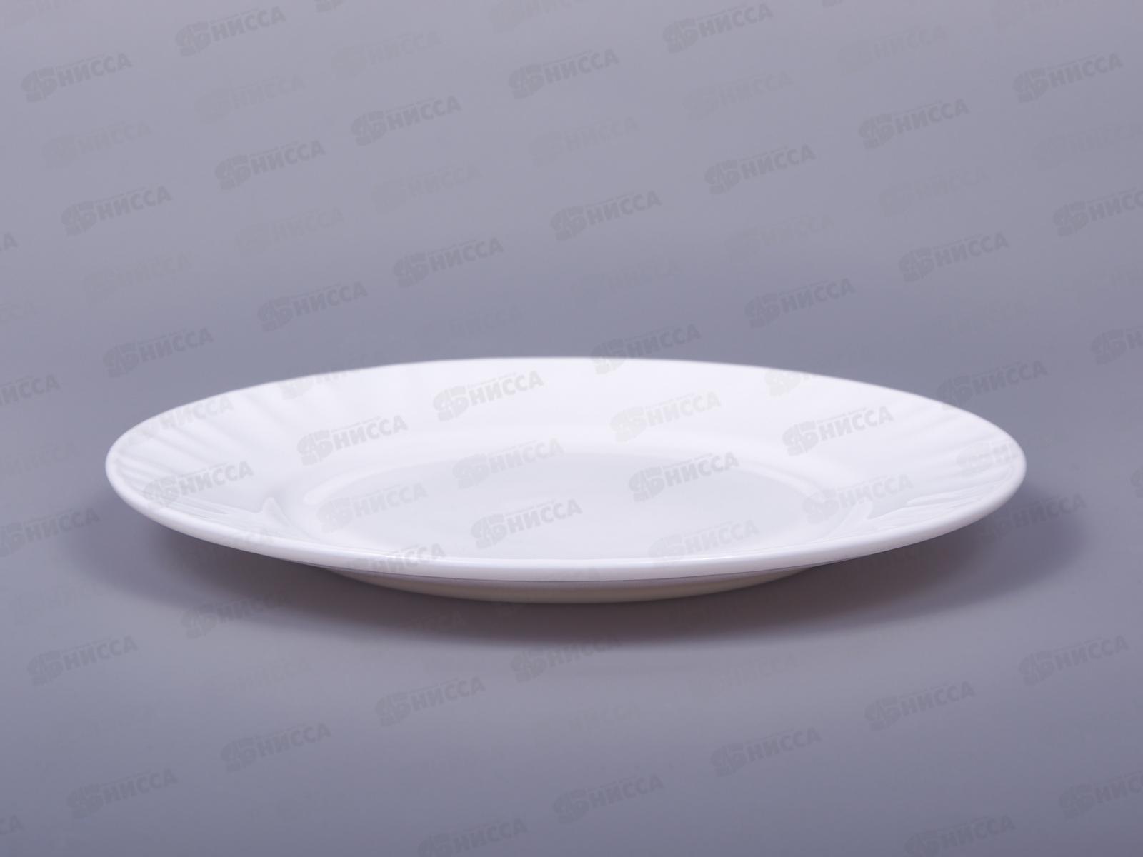 Тарелка мелкая гладкий край 18см Белая 1039001
