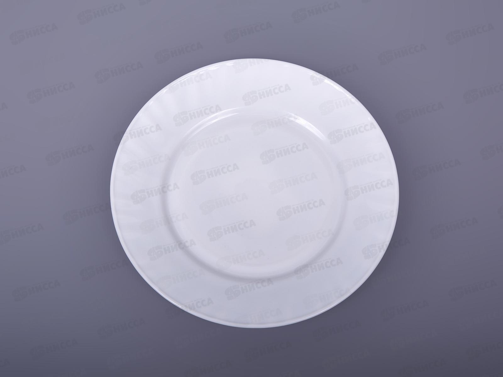 Тарелка мелкая гладкий край 18см Белая 1039001