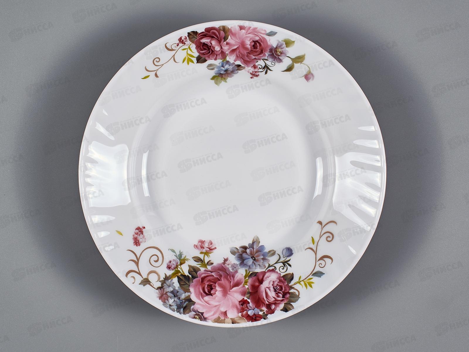 Тарелка глубокая гладкий край 20см Нежный букет 1039009
