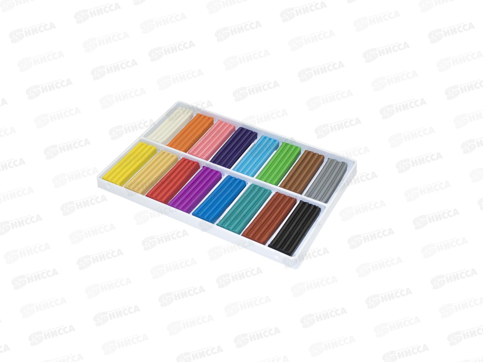 Пластилин 16цветов 320г ЛУЧ ZOO, картонная упаковка 29с1723-08 *14