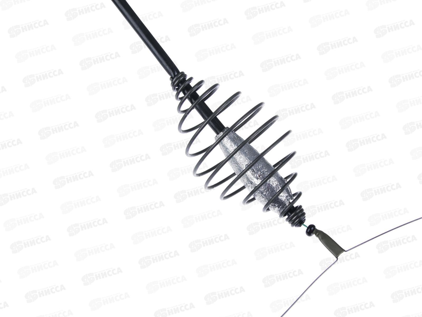 Оснастка донная AZOR FISHING 3 крючка, кормушка, антизакр 137-040 г