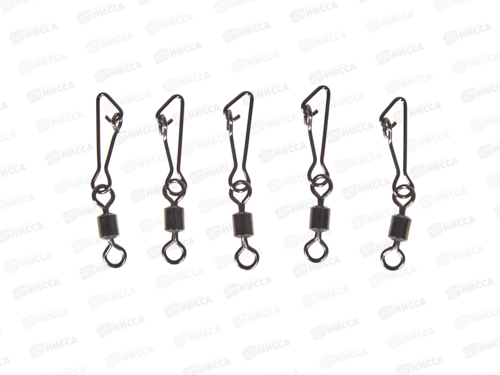 Набор вертлюгов  5шт AZOR с карабином 148-070 г