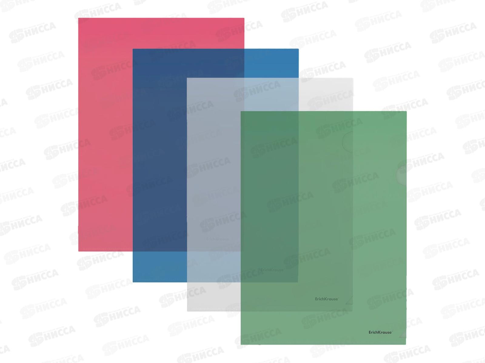 Папка-уголок EK50155  А4 Сlossy Classic в ассортименте, *12