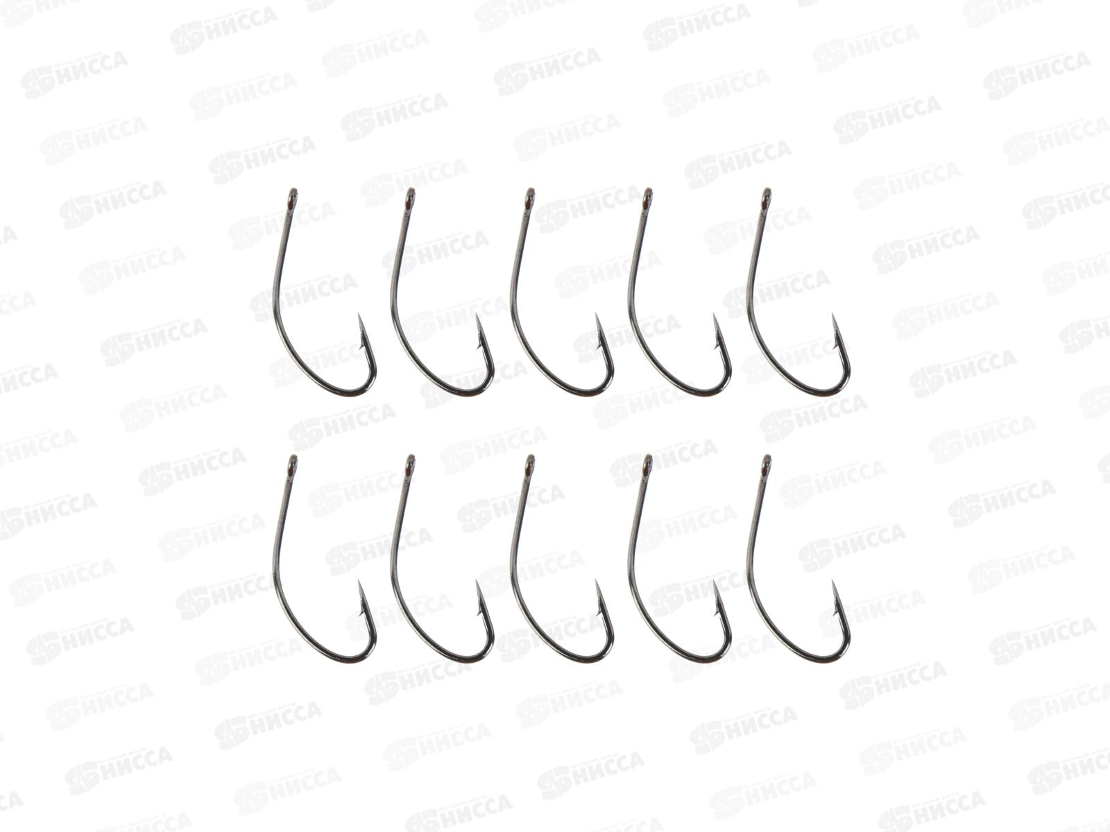 Набор крючков 10шт,  AZOR Уклейка 3-6 черный никель 143-066 г