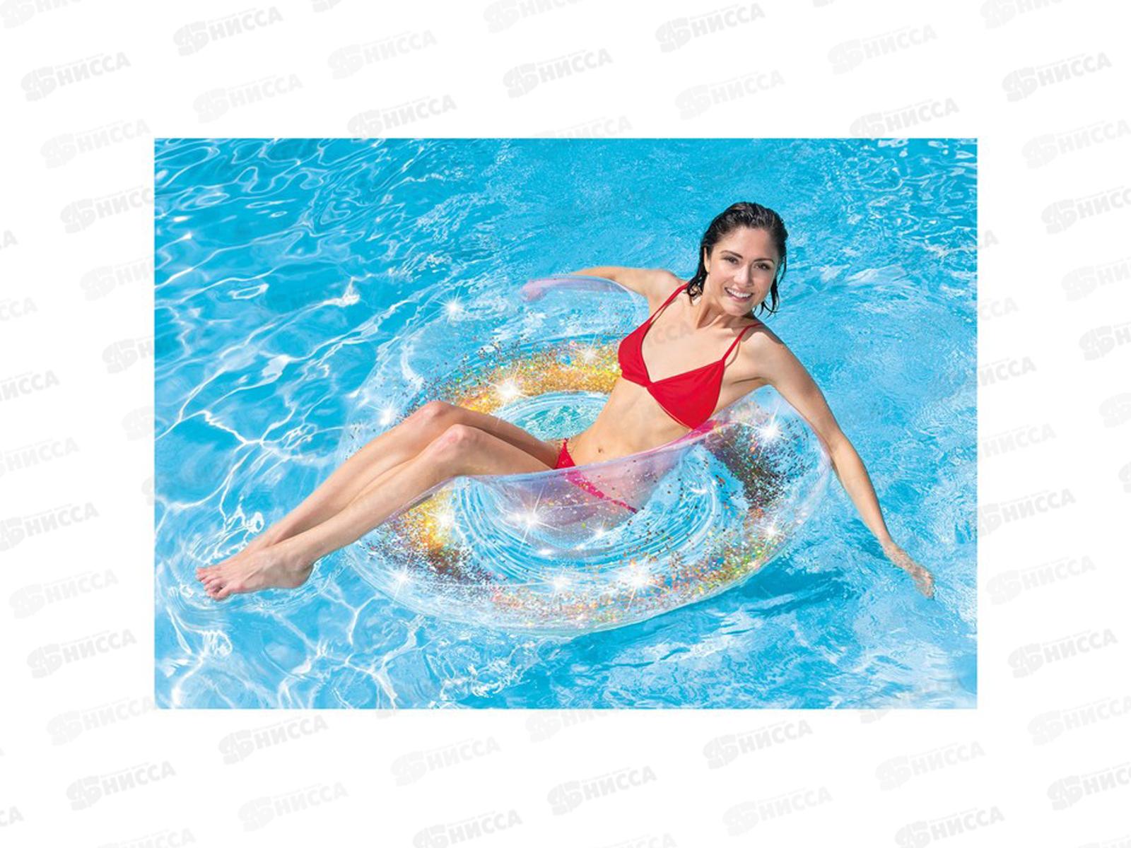 Круг надувной 56274 блеск 107*27см от 9-ти лет INTEX  *6