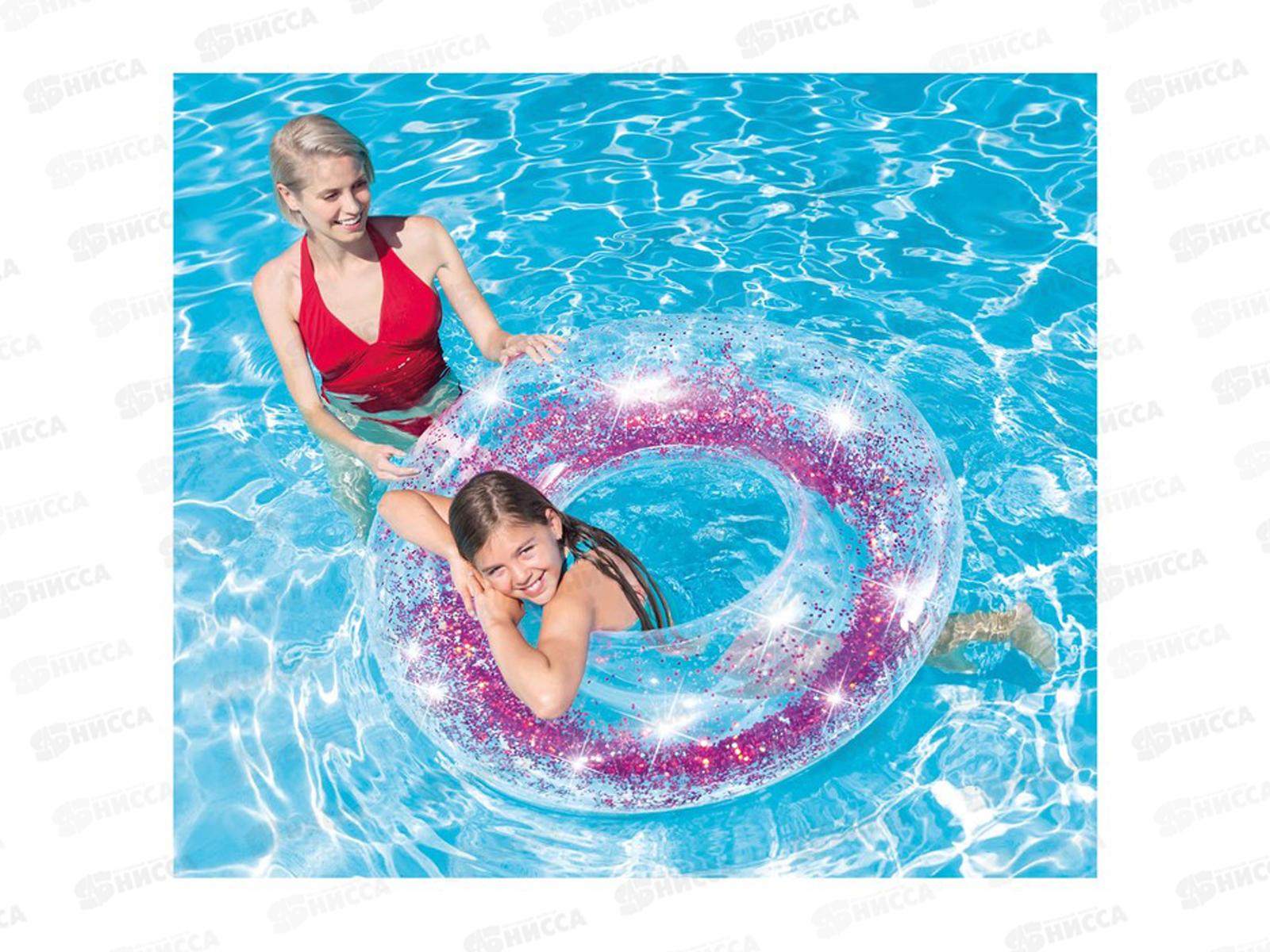 Круг надувной 56274 блеск 107*27см от 9-ти лет INTEX  *6