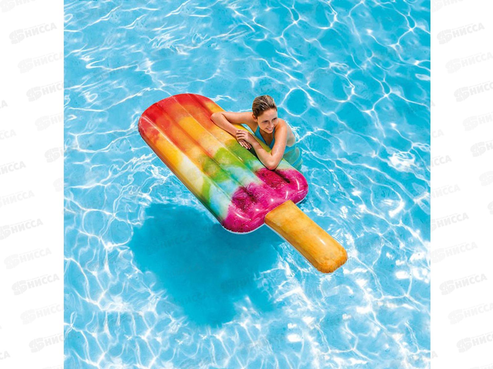Плот надувной 58766 Фруктовое Мороженное (183*66*20см) от 9-х лет INTEX 060-024 г